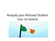 Reapply your Refused Student Visa to Ireland