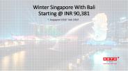 Winter Singapore With Bali With SOTC Holidays