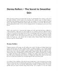 Derma Rollers – The Secret to Smoother Skin PowerPoint PPT Presentation