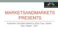 Automotive Drivetrain Market by Drive Type, Vehicle Type, Region - 2021 | MarketsandMarkets PowerPoint PPT Presentation