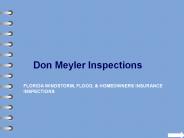 Florida Windstorm Inspection