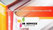 CCNA Training in Chennai