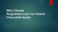 Why Choose Plusprinters.com For Printed Chocolate Boxes PowerPoint PPT Presentation