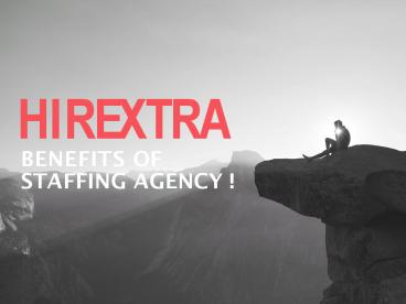 The Futuristic Crowd Staffing Platform - HireXtra