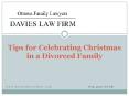 Tips for Celebrating Christmas in a Divorced Family PowerPoint PPT Presentation
