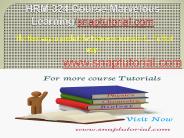 HRM 324 Course Marvelous Learning/snaptutorial.com