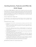 Exciting Services, Features And Offers By HVAC Repair PowerPoint PPT Presentation
