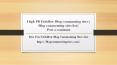 Blog commenting sites list | Post a comment PowerPoint PPT Presentation