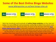 Some of the Best Online Bingo Websites