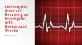 Fulfilling the Dream of Becoming an Investigator with Background Checks PowerPoint PPT Presentation