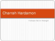 Charrah Hardamon - Former Network Engineer
