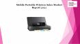 Mobile portable printers sales market report 2021 PowerPoint PPT Presentation