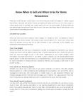 Know When to Sell and When to Go for Home Renovations PowerPoint PPT Presentation