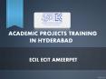 Btech  final year projects training in Hyderabad – ECILECIT Ameerpet PowerPoint PPT Presentation