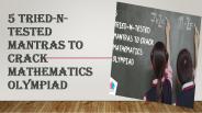 Crack maths olympiad (1)