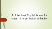 best english books for class 11