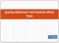 Know About The Bathrooom And Kitchen Mixer Taps PowerPoint PPT Presentation