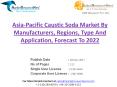 Asia-Pacific Caustic Soda Market by Manufacturers, Regions, Type and Application, Forecast To 2022