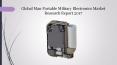Global Man Portable Military Electronics Market Research Report 2017 PowerPoint PPT Presentation