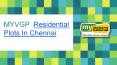 Residential Plots In Chennai