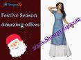 Buy Denim Kurtis Online Shopping in India at ShoppyZip