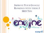 Improve Your Google Rankings with these 5 SEO