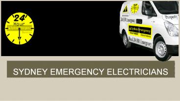 24 hour Emergency Electrician Sydney