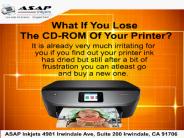 What If You Lose The CD-ROM Of Your Printer?