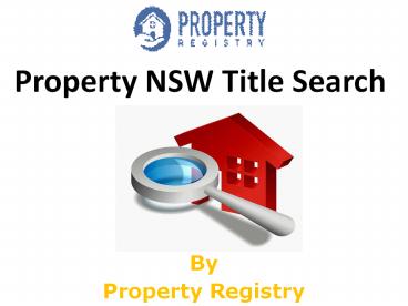 Property NSW Title Search