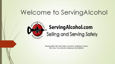 Getting A Bartending License