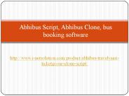 Abhibus Script, Abhibus Clone, bus booking software