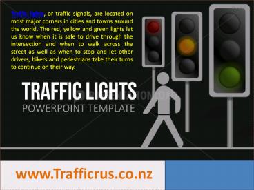 Traffic lights in New Zealand