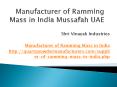 Manufacturer of Ramming Mass in India Mussafah UAE PowerPoint PPT Presentation
