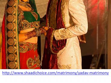 Yadav Marriage Services