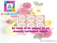 Custom Personalised Kaju Katli & Decorated Biscuits