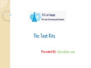 Cannabis Testing Kits | Thctestkits.com