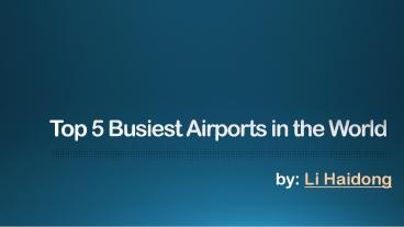 Li Haidong, Bounty Resources Armenia