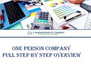 One Person Company: Full Step By Step Overview