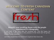 Wedding Videographer Alberta