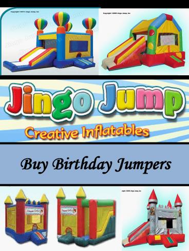 Buy Birthday Jumpers