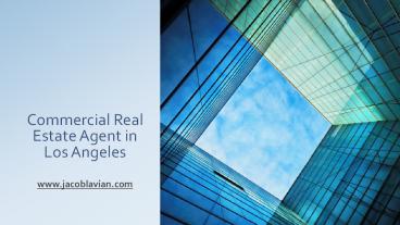Commercial Real Estate Agent Los Angeles