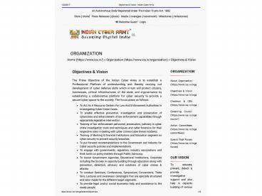 The Prime Objective of the Indian Cyber Army