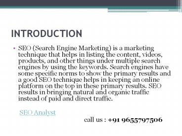 SEO Experts in Chennai,India.Search Engine Specialist.Website Analyst. (9)