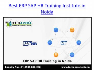 Best ERP SAP HANA Training Institute in Noida