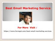 40 plus Best Email Marketing Services