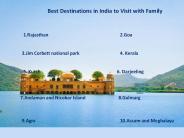 Best Destination to visit India with family
