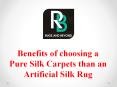 Benefits of choosing a Pure Silk Carpets than an Artificial Silk Rug PowerPoint PPT Presentation