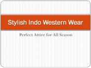 Stylish Indo Western Wear for Girls