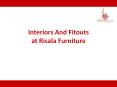 Interiors And Fitouts at Risala Furniture PowerPoint PPT Presentation