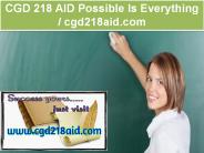 CGD 218 AID Possible Is Everything / cgd218aid.com